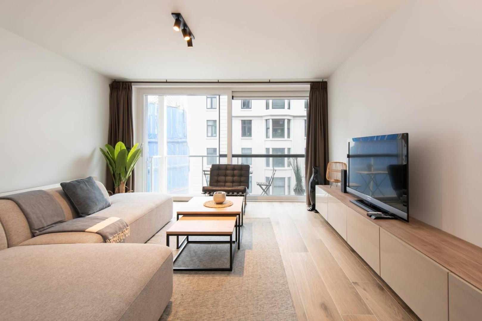 Luxueus, Ruim Appartement Op 350M Van Het Strand Oostende Dış mekan fotoğraf